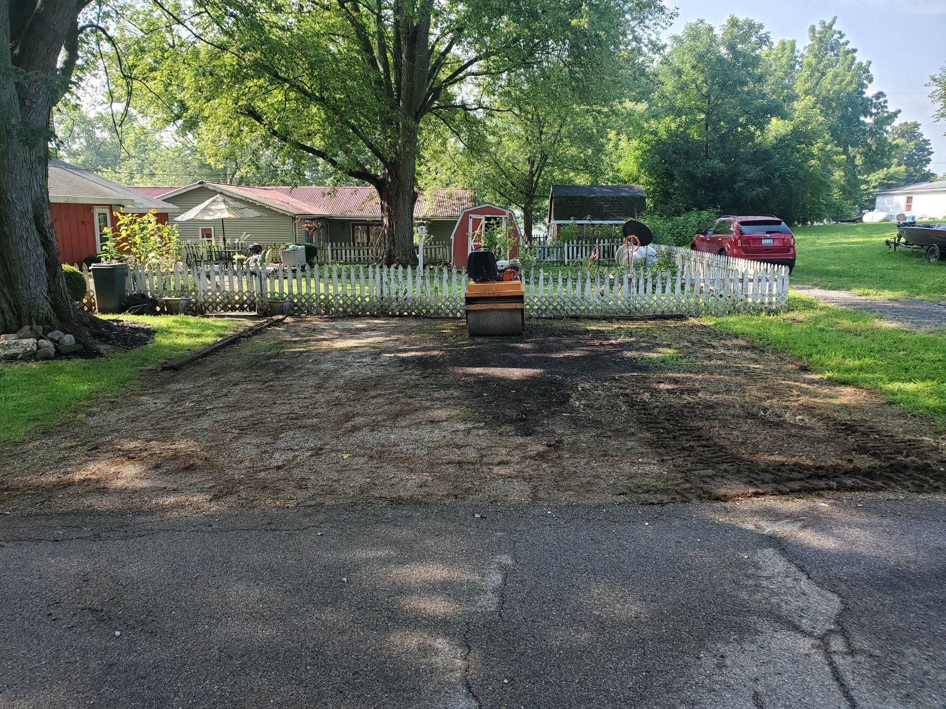 Before Gravel Driveway 2