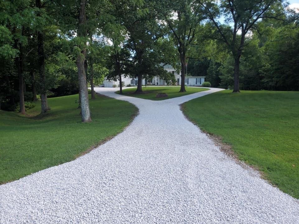 Completed Gravel Driveway